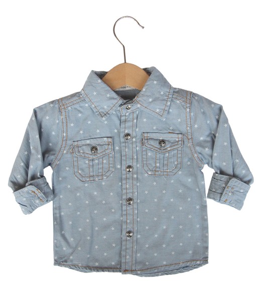 Star Washed Blue Shirt 1