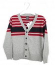 Grey Stripes Cardigan
