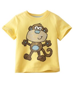 Yellow Monkey Doodle Tee