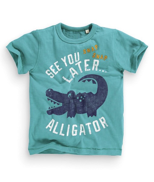 Alligator Turquoise Tee
 1