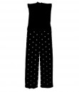 Dot Full Feet Stocking - Black