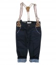 Kids Dark Pant + Suspender