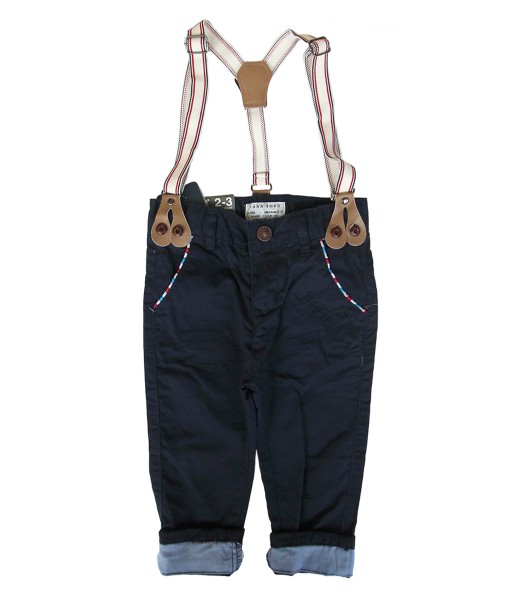 Kids Dark Pant + Suspender 1