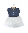 Denim Frill Tutu Dress