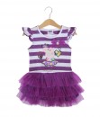 Peppa Tutu Stripe Dress - Purple