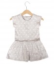 Baby and Kids Polkadot Dress - Grey Light