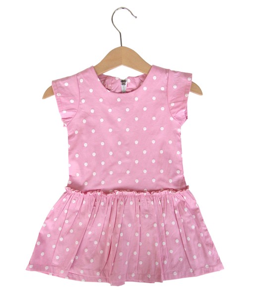 Baby and Kids Polkadot Dress - Pink 1