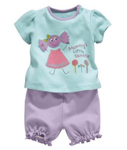 Sweety Turquoise Tee + Purple Pant