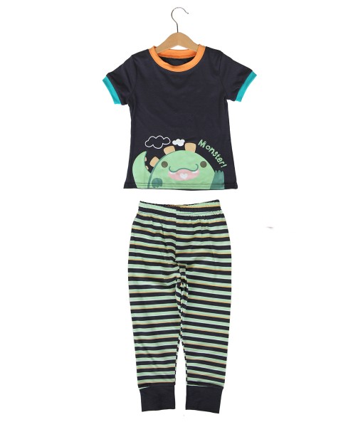 Monster Stripe Pajama 1