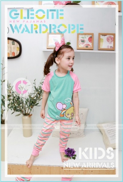 Character Balloon Raglan Pajama