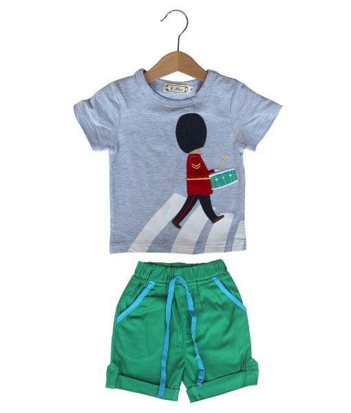 English Guard Grey Tee + Green Pant 1