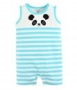 Panda Blue Romper