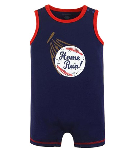 Baseball Blue Romper 1