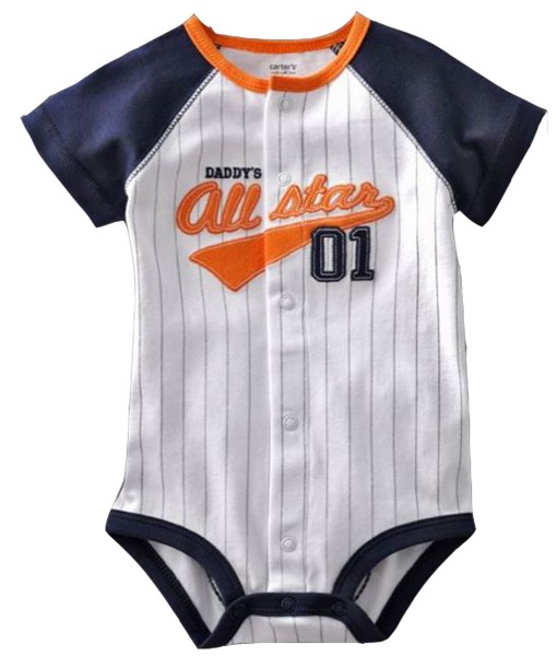 All-Stars Orange Raglan Bodysuit 1