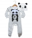 Costume Jumpsuit + Hat - Panda