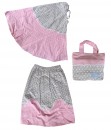 Pastel Shade Mukena - Grey Pink