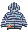 Toddler Hoodie Jacket - Stripes Robot