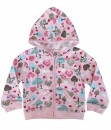 Toddler Hoodie Jacket - Soft Pink Forest