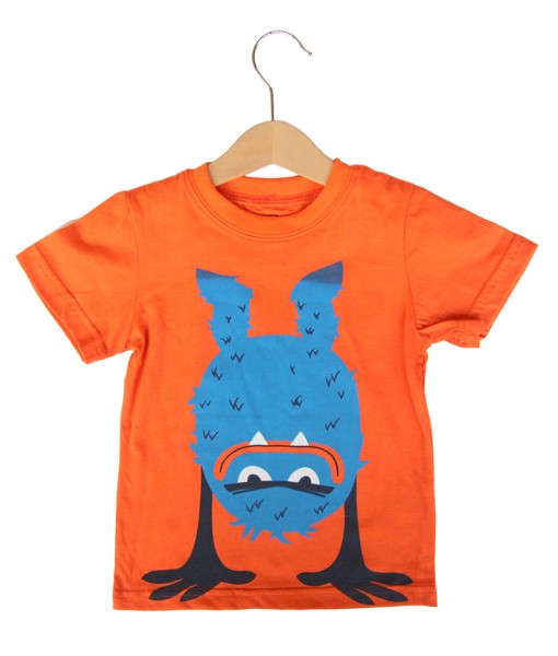 Monster Handstand Orange Tee 1