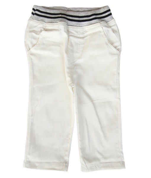 Colored Knee Pant - White 1