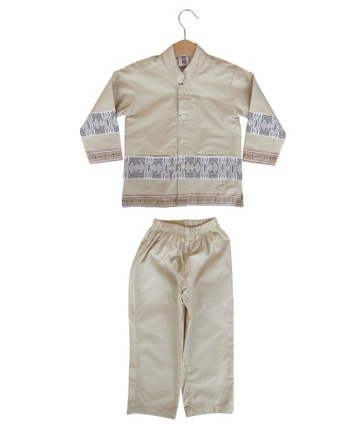 Kids Koko Top + Pant - Beige 1
