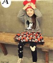 Mickey Grey Top + Skirt + Legging