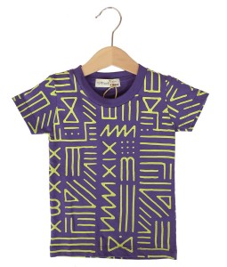 Celtic Print Purple Tee