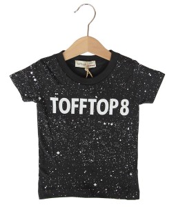 Galaxy Print Black Tee
