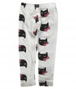 Cat Bow Legging - White