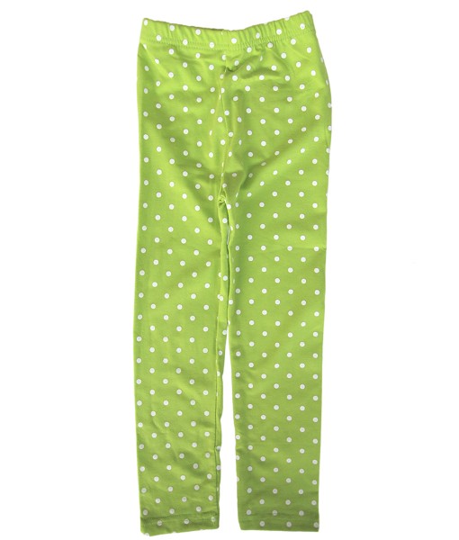 Colored Polkadot Legging - Green 1