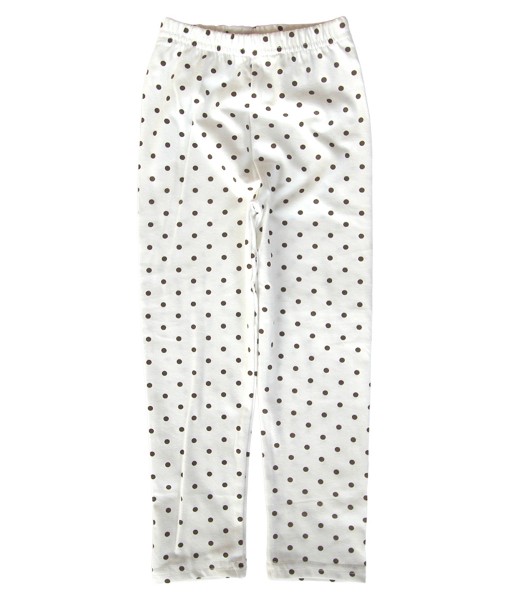 Colored Polkadot Legging - White 1