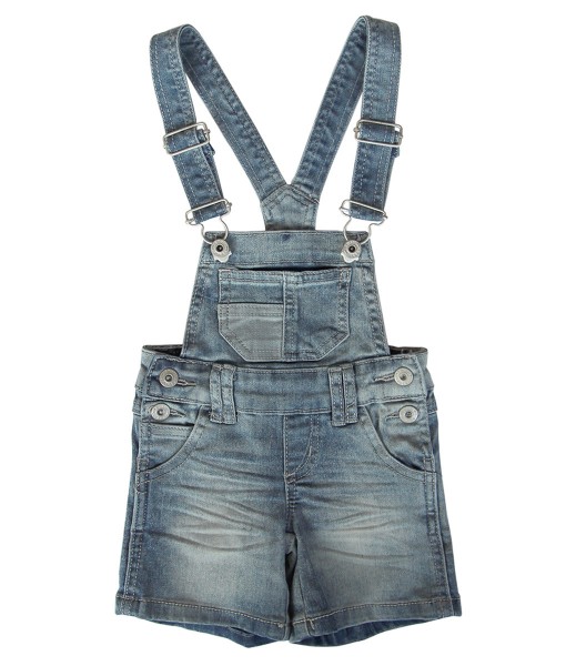 Patch Pocket Kids Short Overall 1