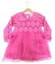 Layered Lace Dress - Pink