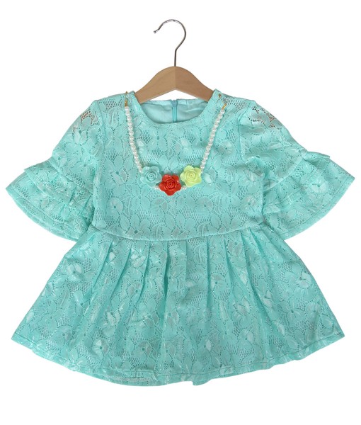 Necklace Lace Dress - Turquoise 1