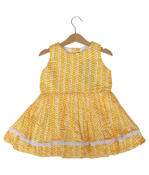 Pattern Dress - Yellow 1