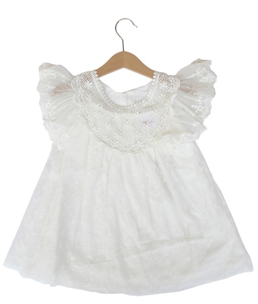 Lace Boho Dress - White 1