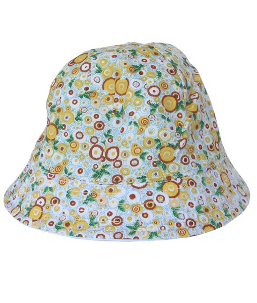 Two Side Bucket Hat - White Green