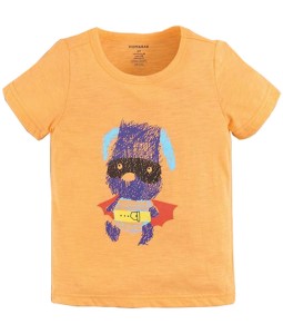 Superhero Doodle Orange Tee