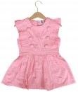 Ruffle and Button Dress - Pink