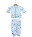 Long Button Animal Set (Newborn) - Blue