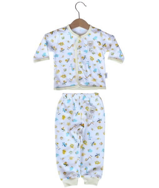 Long Button Animal Set (Newborn) - Yellow 1