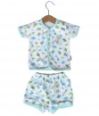 Short Button Animal Set (Newborn) - Green