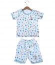 Short Tee Animal Set (2-12M) - Blue