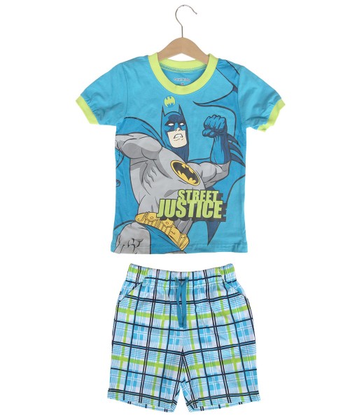 Batman Blue Plaid Set 1