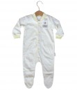 Stripes Sleepsuit (2-12M) - Yellow