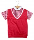 Vest Shirt Combi - Red