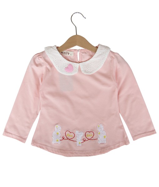 Rabbit Heart Top - Peach 1