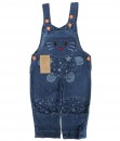 Cat Applique Jeans Overall