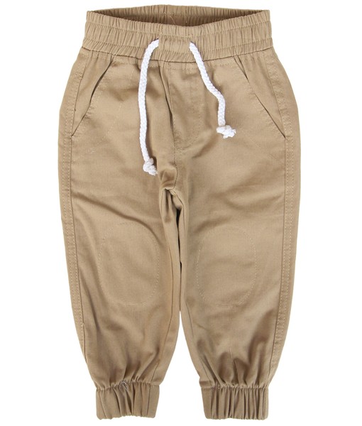 Cotton Jogger Pant - Beige 1