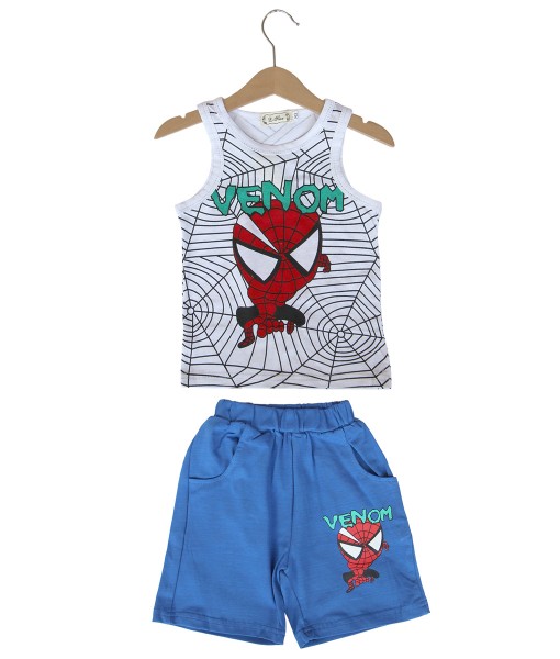 Venom White Tank Tee + Pant 1